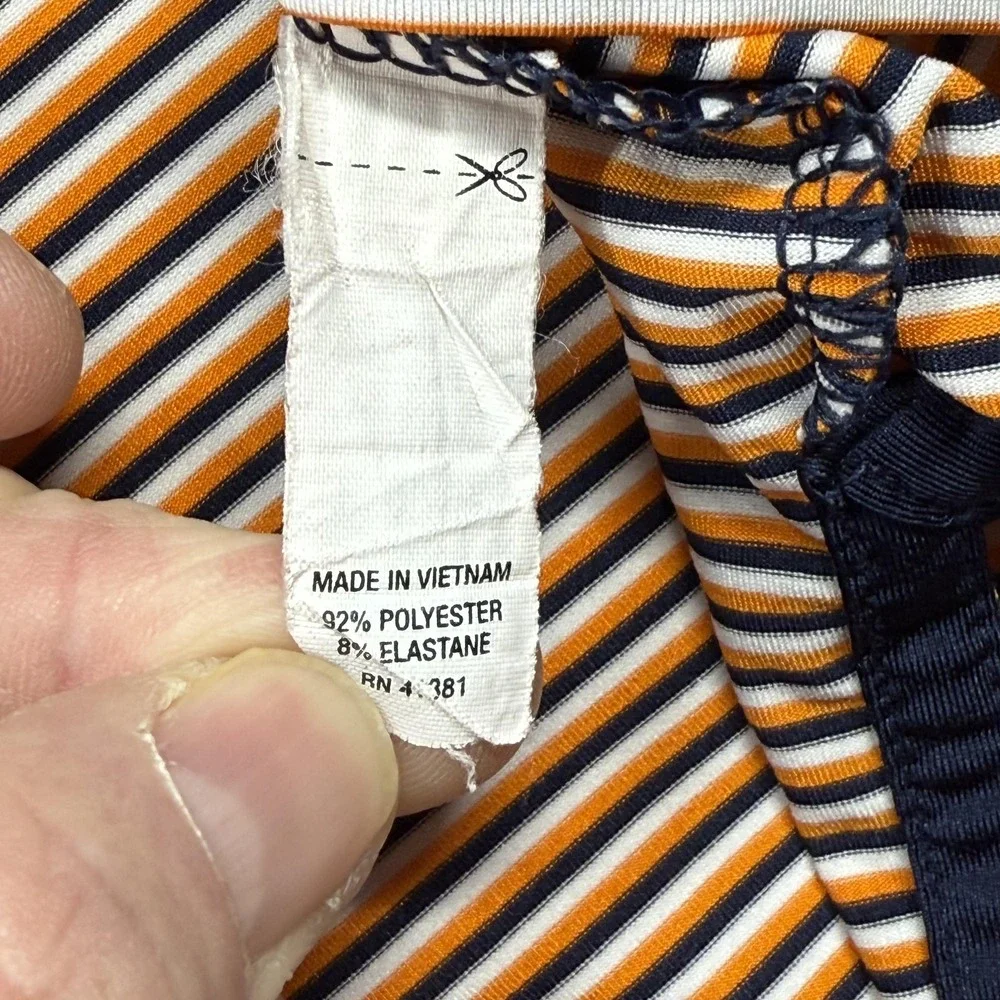 Ralph Lauren RLX Polo Shirt Mens XL Striped Golf Performance French Lick